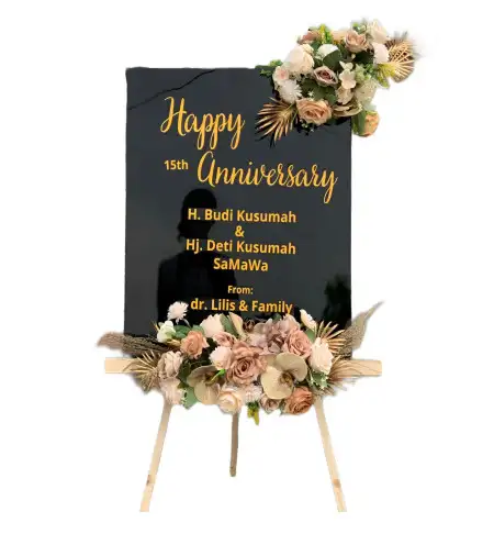 Papan Bunga Akrilik Tempuranduwur